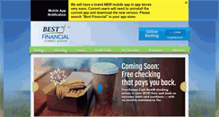 Desktop Screenshot of bestfinancialcu.org